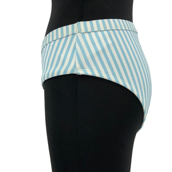 Pacsun L. A. Hearts Blue and White Stripped Bikini C1 - Picture 10 of 12